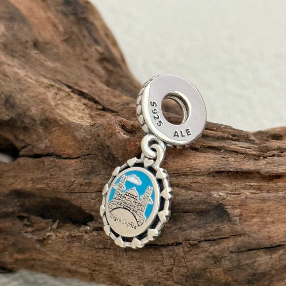 Pandora ISTANBUL Heart around S925 Silver Dangle Charm - Picture 2 of 4